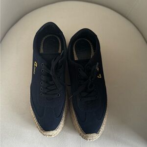 Christian Louboutin Navy Blue Espadrilles